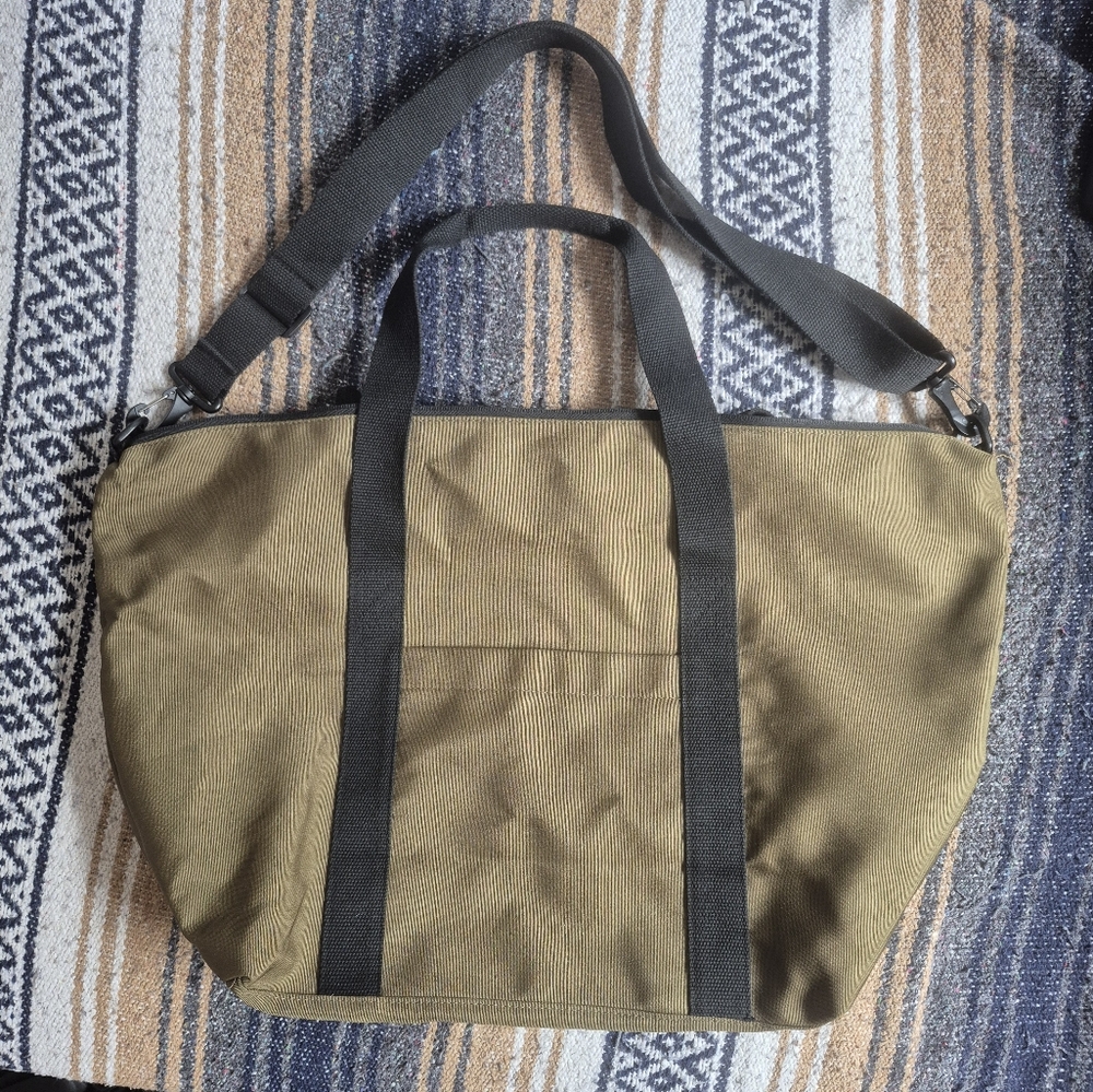 Olive Green Weekender Tote